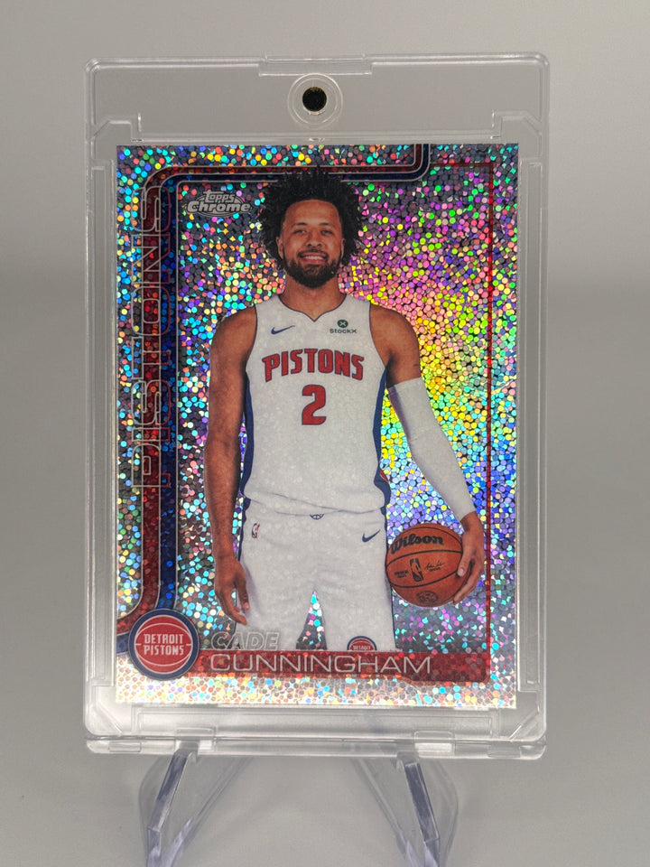 Cade Cunningham 2026 Topps Chrome Update Speckle Image Variation