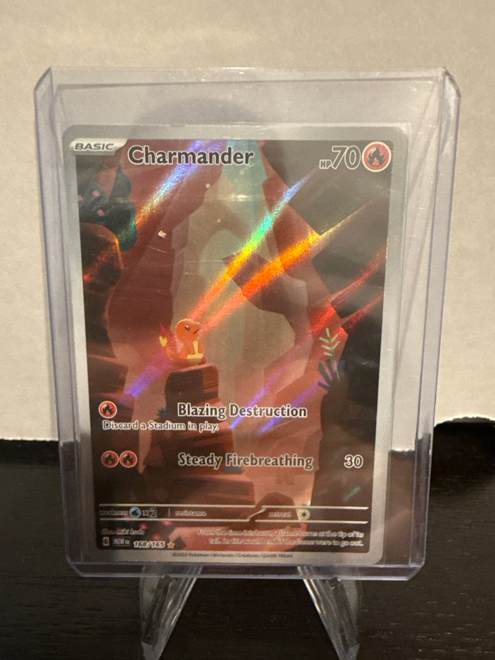 Pokémon TCG 2023 Charmander Scarlet & Violet 151 Illustration Rare, 168/165
