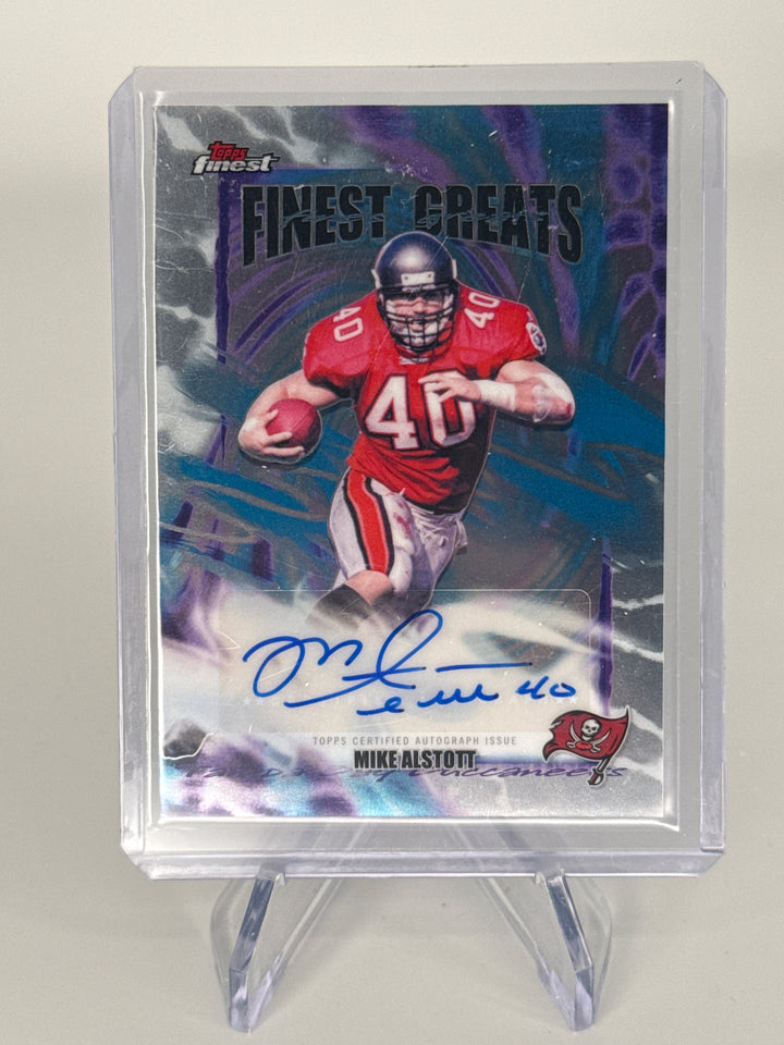 Mike Alstott 2025 Topps Finest Greats Auto