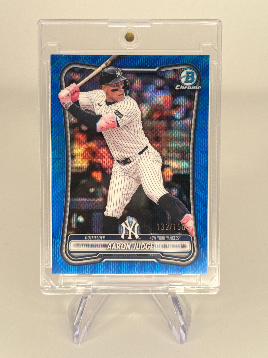 Aaron Judge 2026 Bowman Chrome Blue Wave Refractor, 132/150
