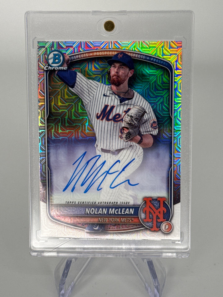 Nolan McLean 2025 Bowman Chrome Mega Box Auto