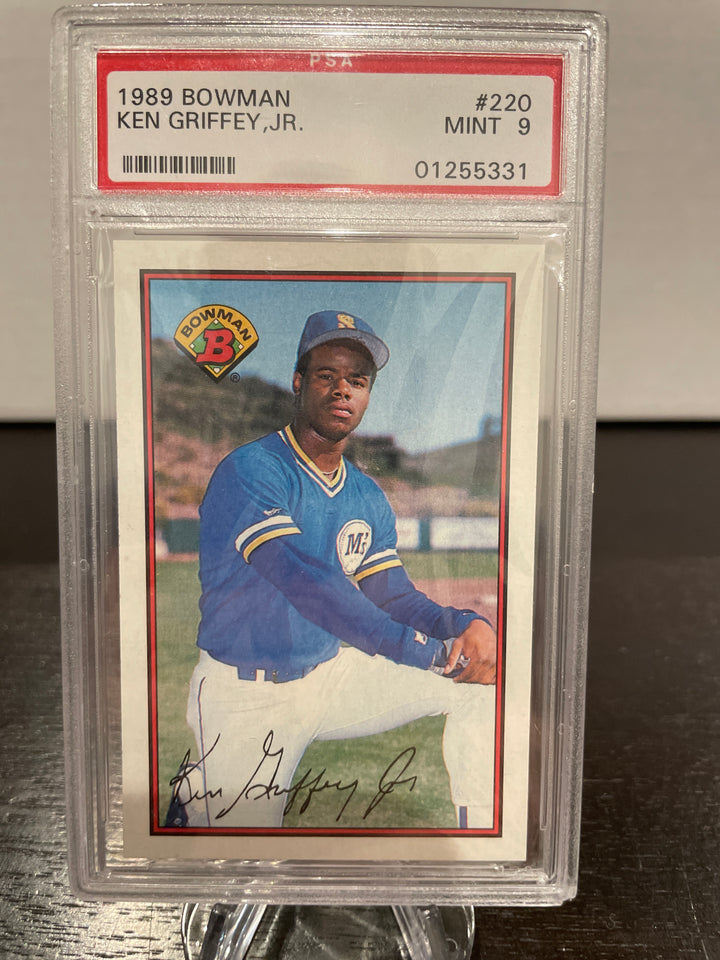 Ken Griffey Jr. 1989 Bowman Rookie, PSA 9 Mint