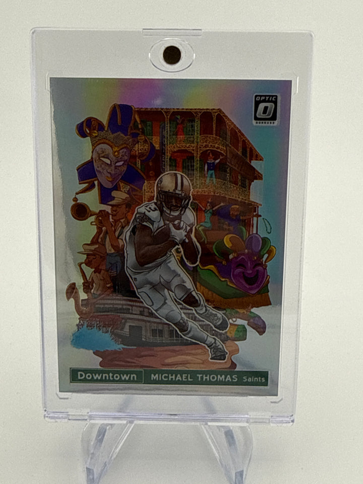 Michael Thomas 2020 Panini Donruss Optic SSP Case Hit Downtown