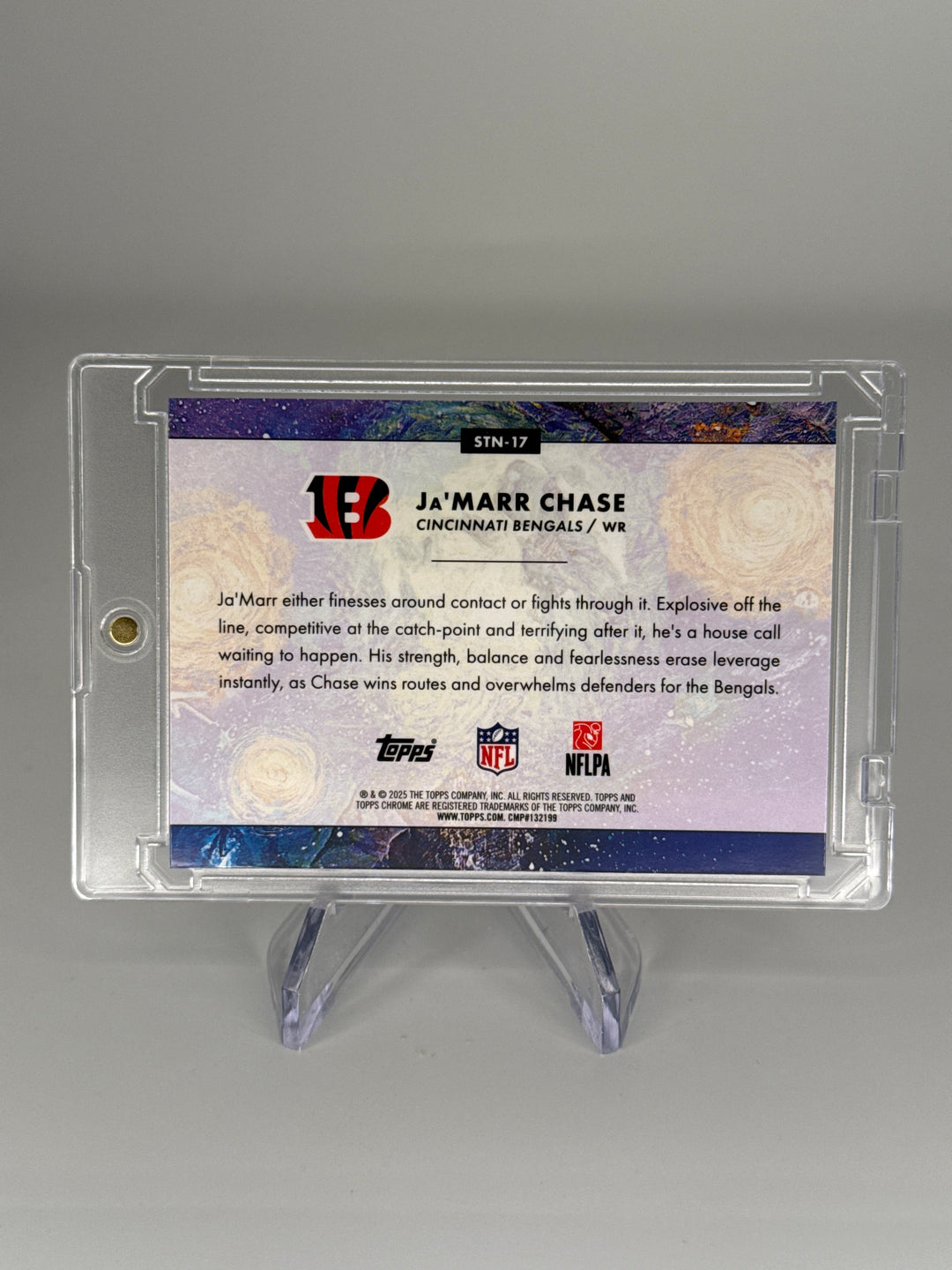 Ja'Marr Chase 2025 Topps Cosmic Chrome Stars in The Night SP