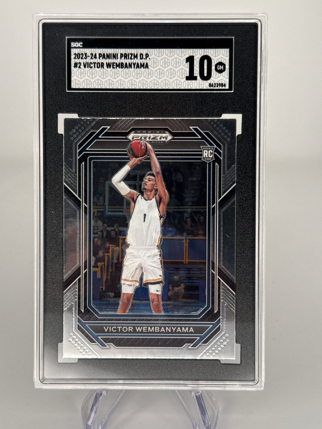 Victor Wembanyama 2023 Panini Prizm Draft Picks Rookie, SGC 10 Gem Mint