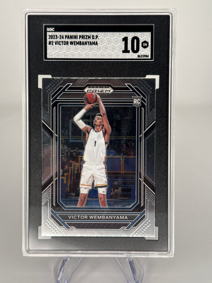 Victor Wembanyama 2023 Panini Prizm Draft Picks Rookie, SGC 10 Gem Mint
