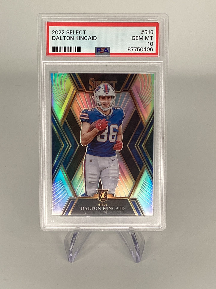 Dalton Kincaid 2022 Panini Select XRC Rookie, PSA 10 Gem Mint