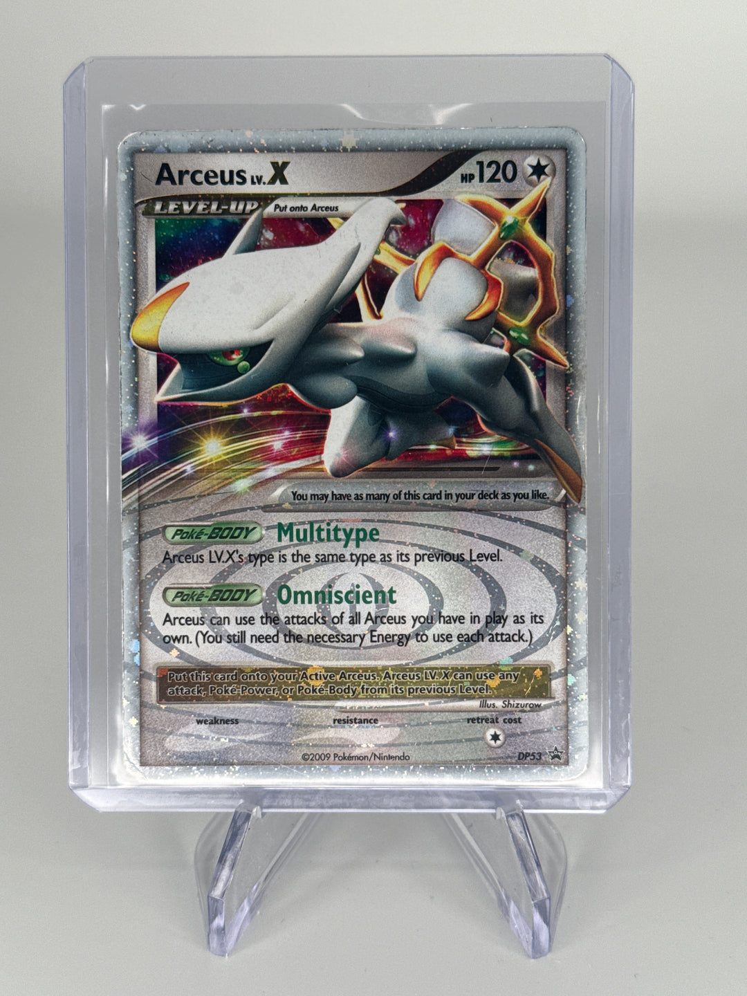 Pokemon TCG 2009 Arceus LV. X Diamond & Pearl Black Star Promo, DP53