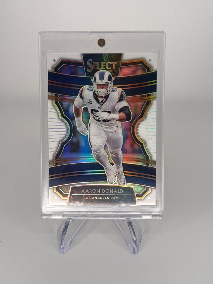 Aaron Donald 2019 Panini Select White Prizm, 06/35