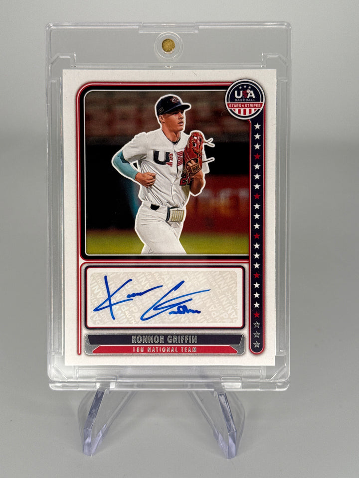 Konnor Griffin 2024 Panini USA Stars & Stripes Auto