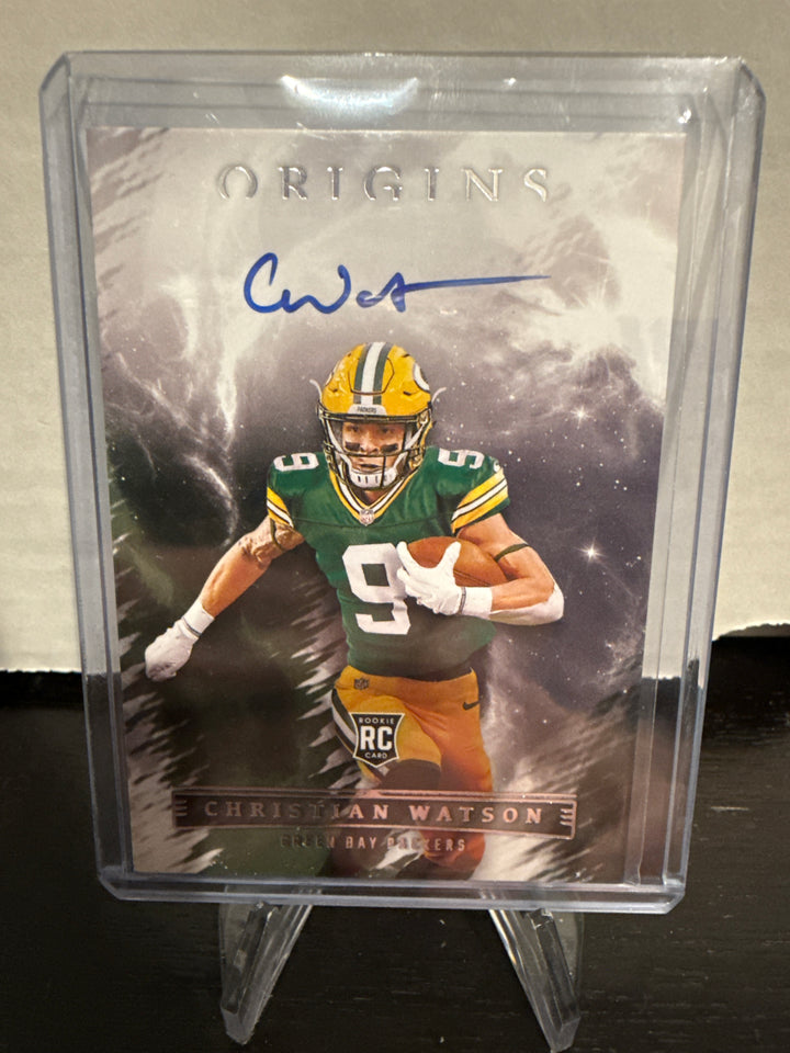 Christian Watson 2022 Panini Origins Rookie Auto