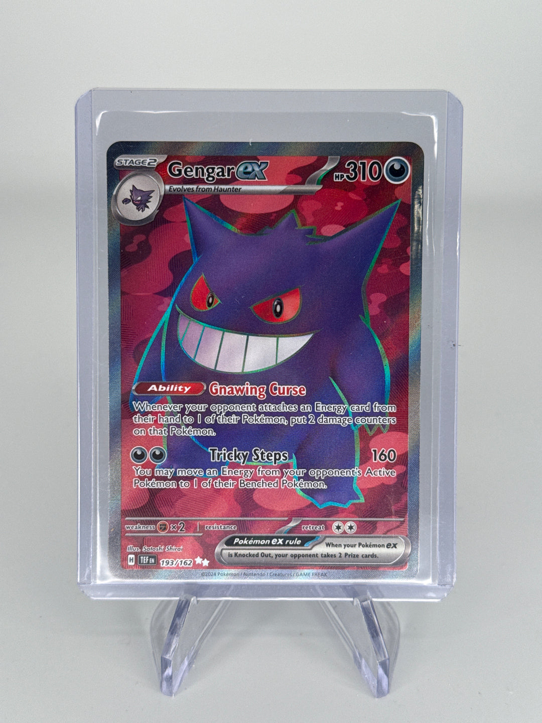 Pokemon TCG 2024 Gengar EX Temporal Forces, 193/162