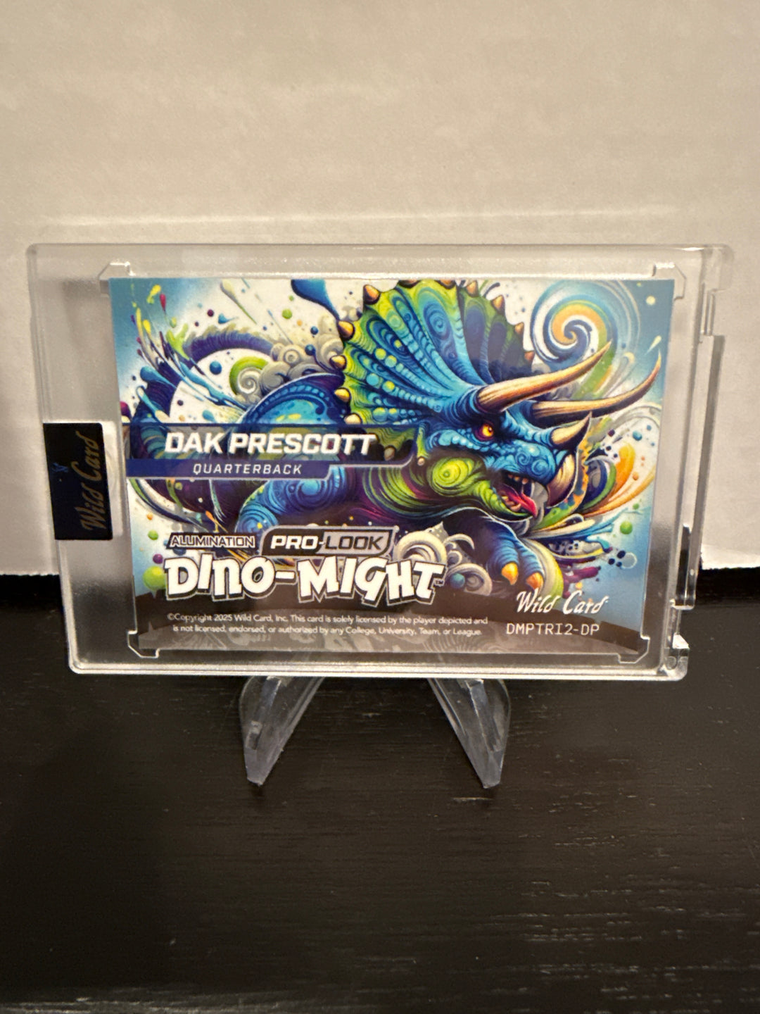 Dak Prescott 2025 Wild Card Chrome Dino-Might 1/1