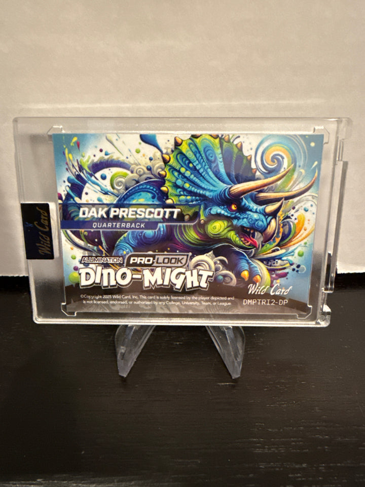 Dak Prescott 2025 Wild Card Chrome Dino-Might 1/1