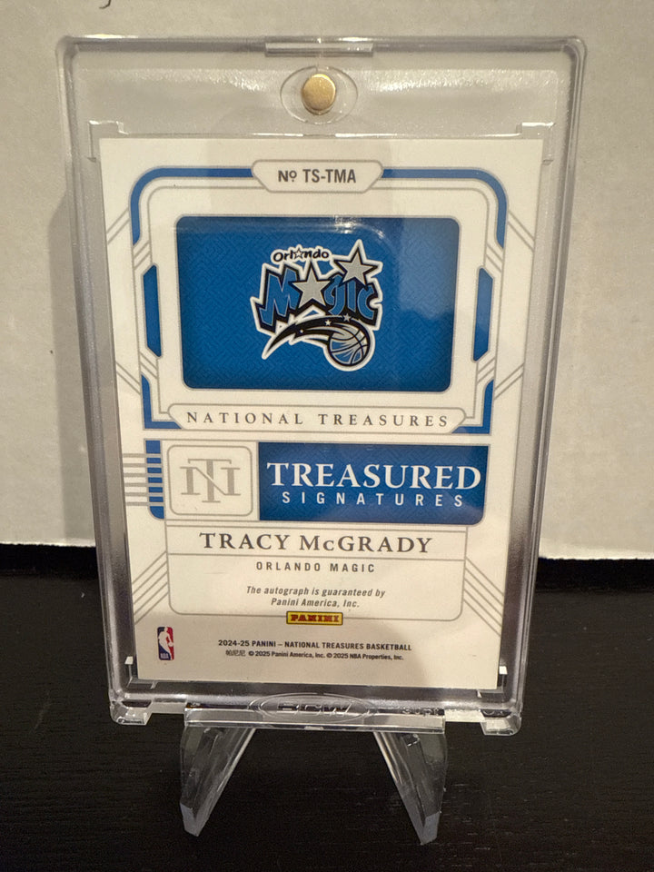 Tracy McGrady 2024 Panini National Treasures Treasured Signatures Bronze, 06/25