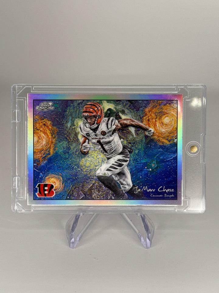 Ja'Marr Chase 2025 Topps Cosmic Chrome Stars in The Night SP