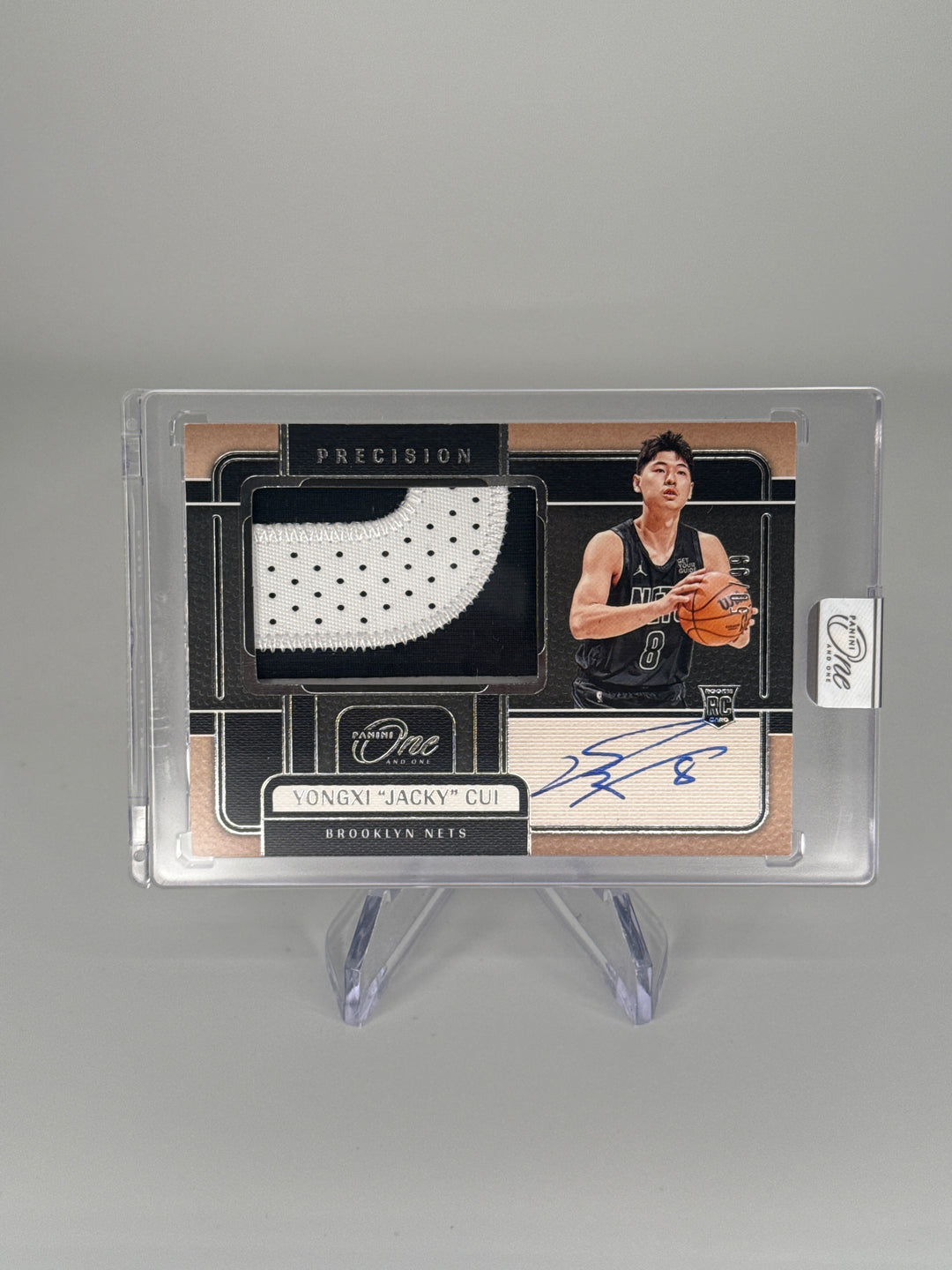 Yongxi "Jacky" Cui 2024 Panini One & One Precision Rookie Patch, 50/99
