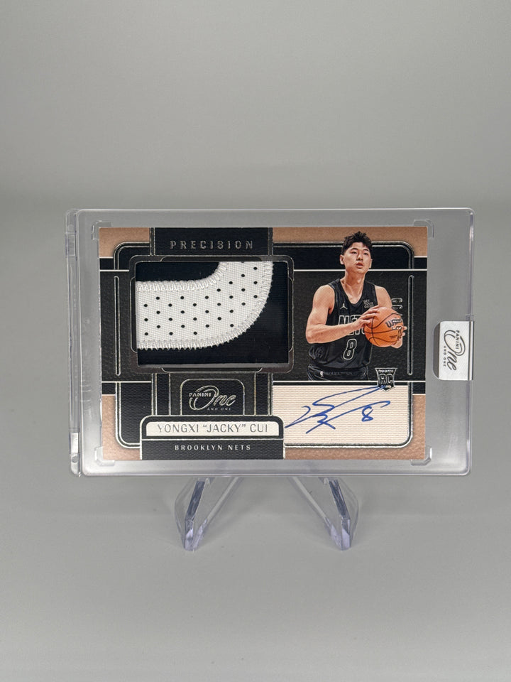 Yongxi "Jacky" Cui 2024 Panini One & One Precision Rookie Patch, 50/99