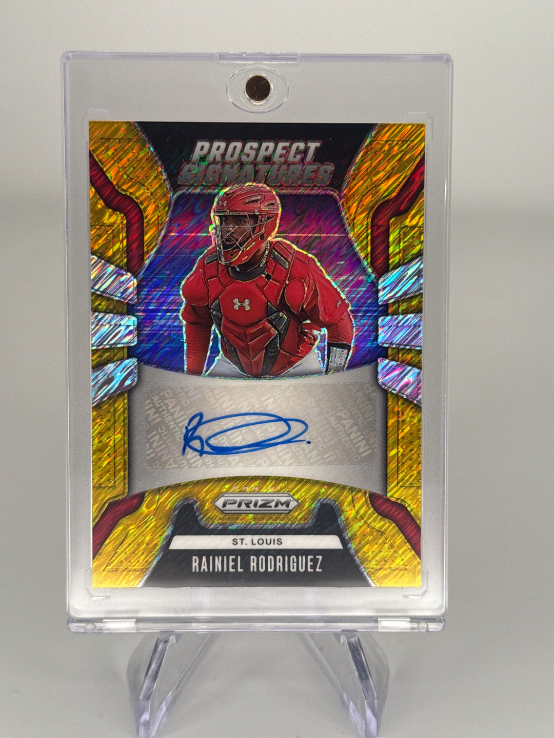 Rainiel Rodriguez 2026 Panini Prizm Gold Shimmer Auto, 2/2