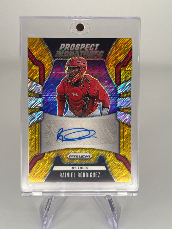 Rainiel Rodriguez 2026 Panini Prizm Gold Shimmer Auto, 2/2