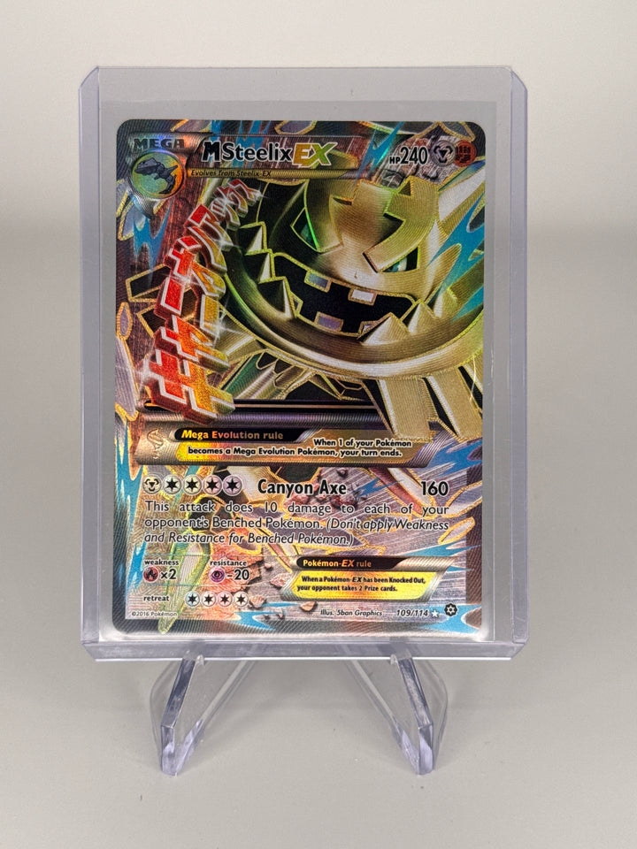 Pokemon TCG 2016 M Steelix EX Stream Siege XY, 109/114