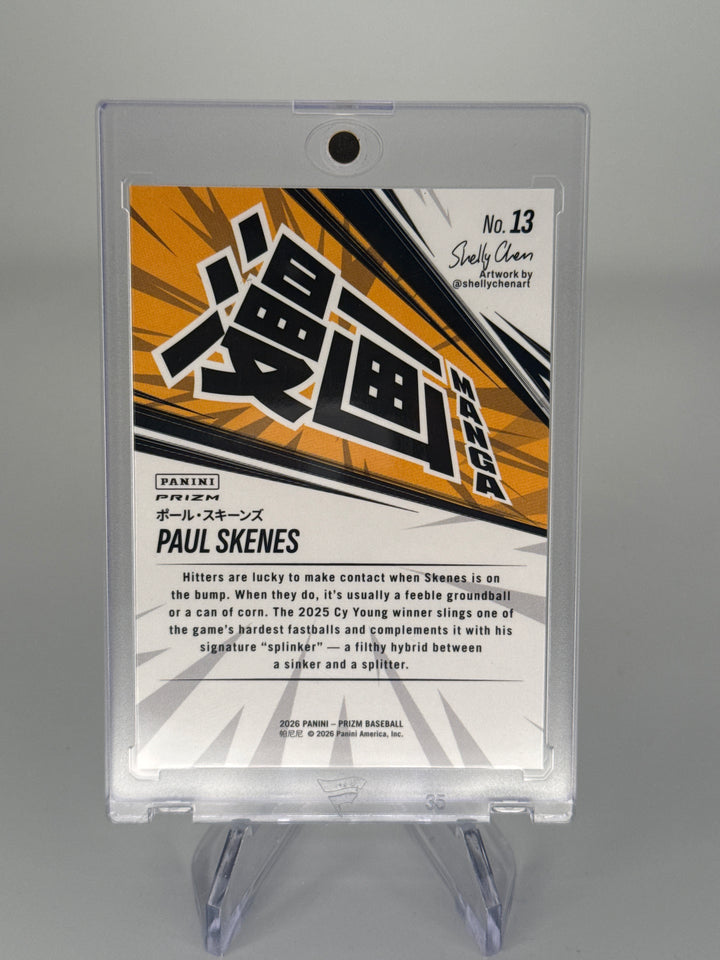 Paul Skenes 2026 Panini Prizm MANGA SSP Case Hit