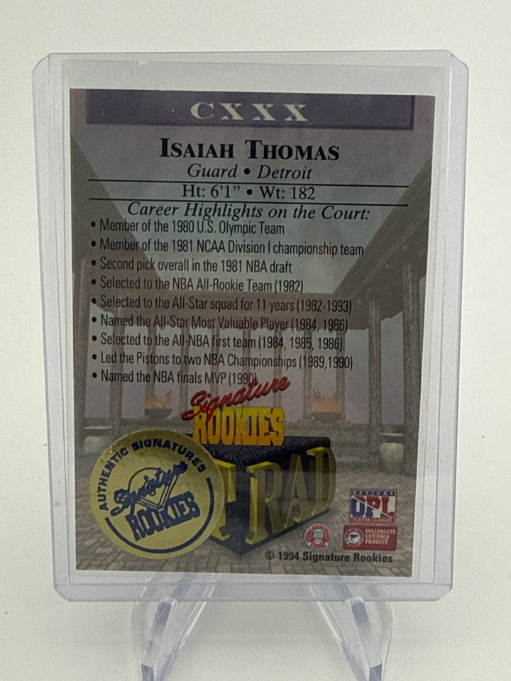 Isaiah Thomas 1994 Signature Rookie Titan Auto, 870/1050