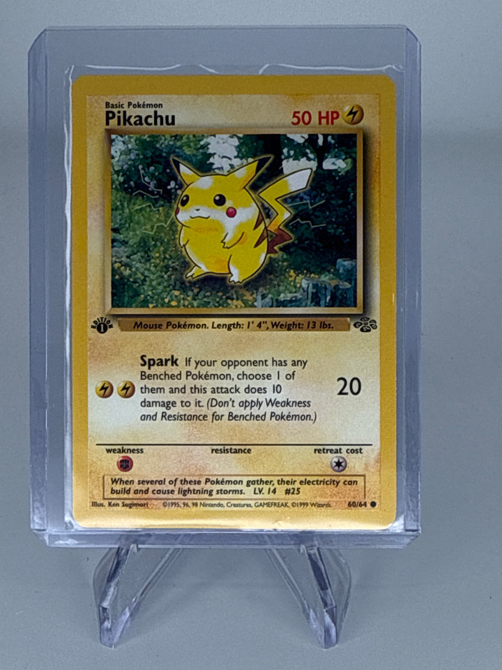 Pokemon TCG 1999 Pikachu 1st Edition Jungle Set, 60/64
