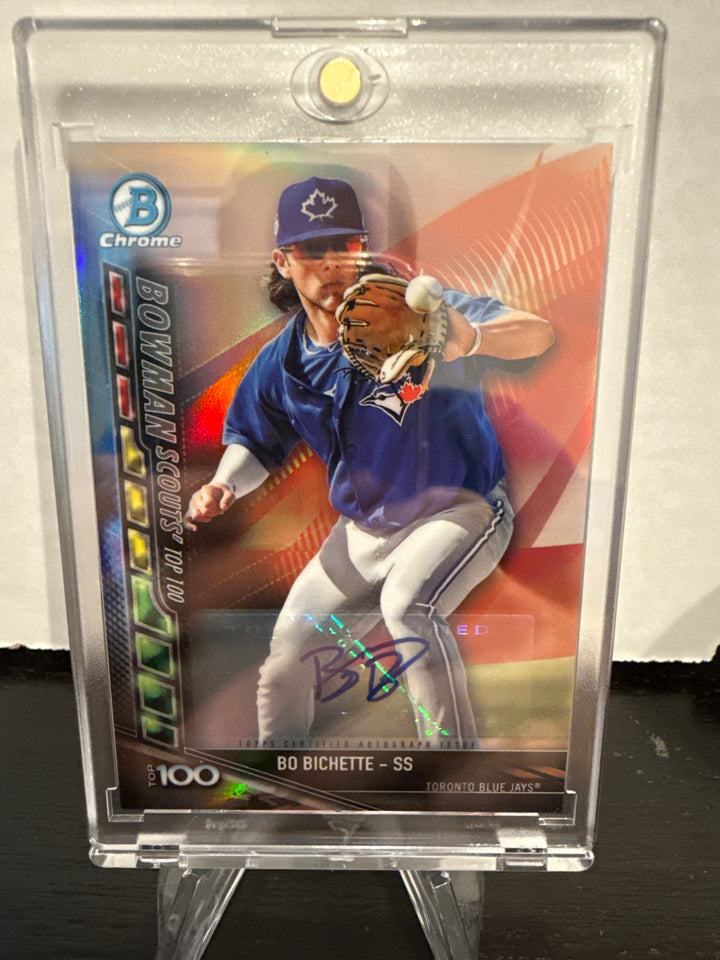 Bo Bichette 2017 Bowman Chrome Bowman Scout's Top 100 Auto, 003/150