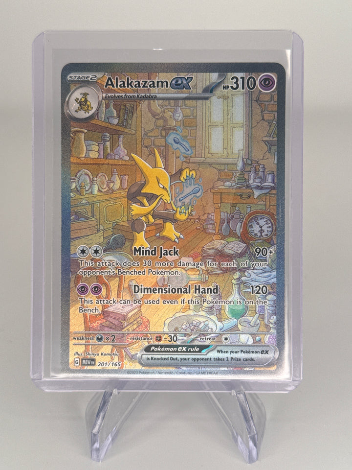 Pokemon TCG 2023 Alakazam EX Scarlet & Violet 151 Special Illustration Rare, 201/165