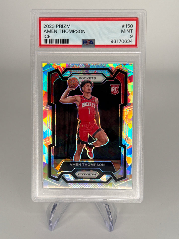 Amen Thompson 2023 Panini Prizm Ice Rookie, PSA 9 Mint