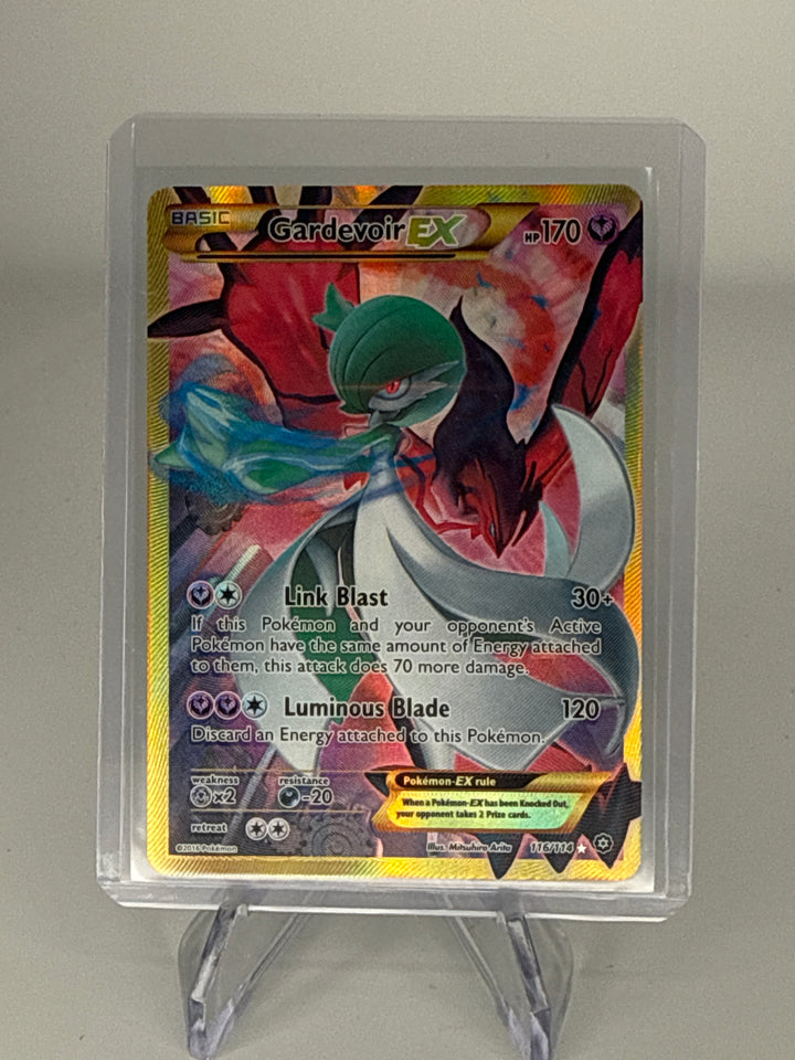 Pokemon TCG 2016 Gardevoir EX Stream Siege XY Secret Rare Holo, 116/114