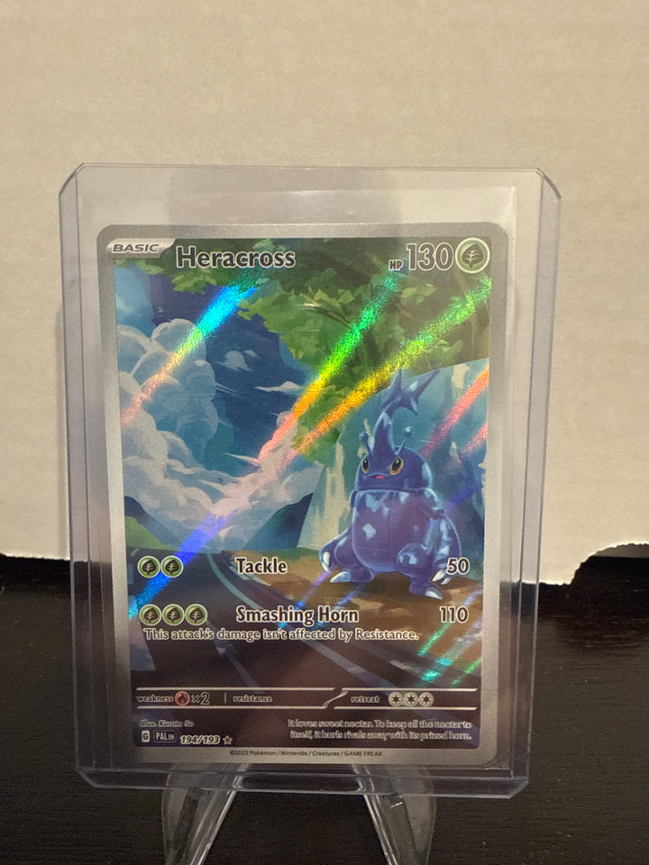 Pokemon TCG 2023 Heracross Paldea Evolved Full Art Illustration Rare, 194/193