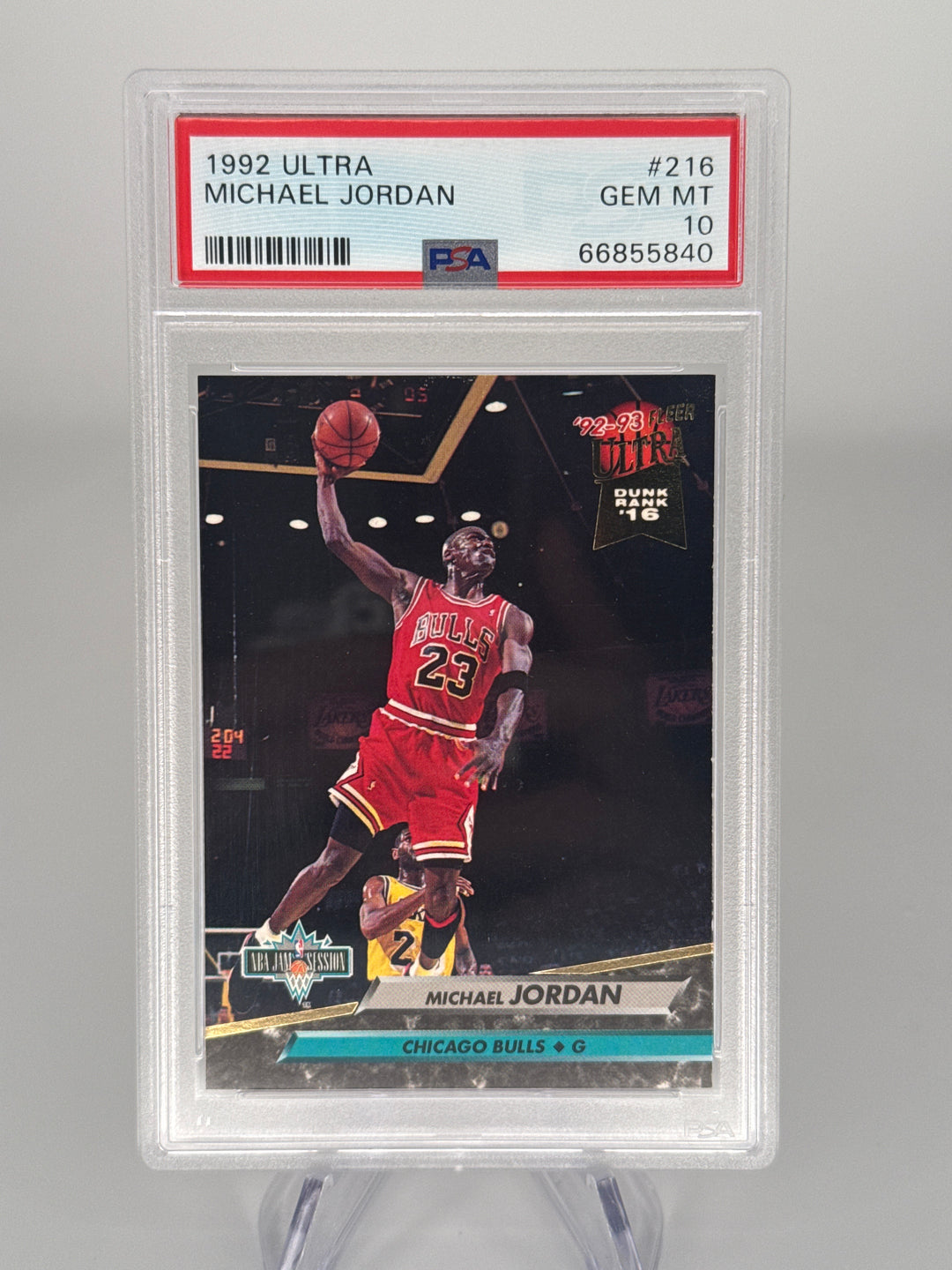 Michael Jordan 1992 Fleer Ultra, PSA 10 Gem Mint