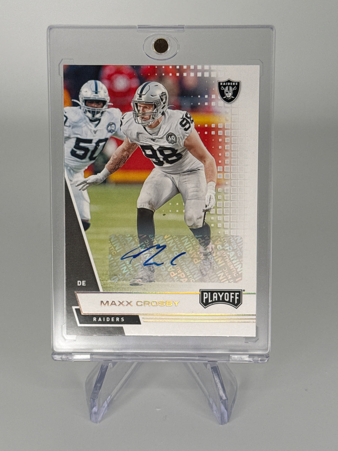 Maxx Crosby 2020 Panini Playoff Auto