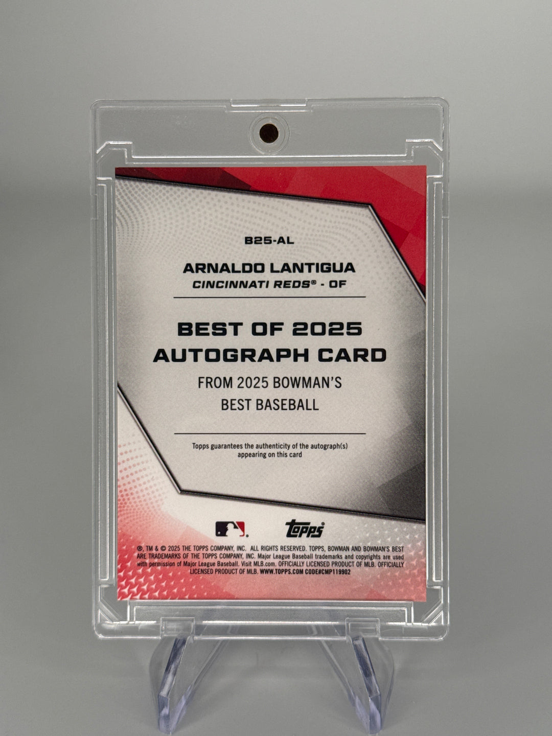 Arnaldo Lantigua 2025 Bowman's Best Best of 2025 Teal Refractor Auto, 10/15