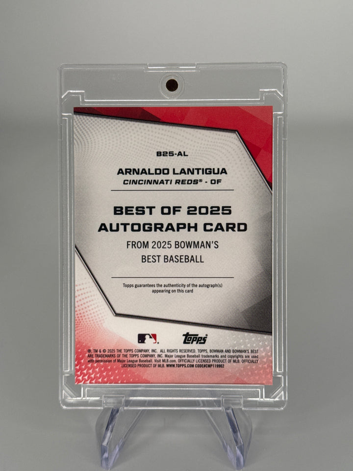 Arnaldo Lantigua 2025 Bowman's Best Best of 2025 Teal Refractor Auto, 10/15