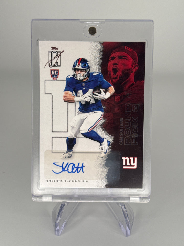 Cam Skattebo 2025 Topps Signature Class Class Rookie Auto
