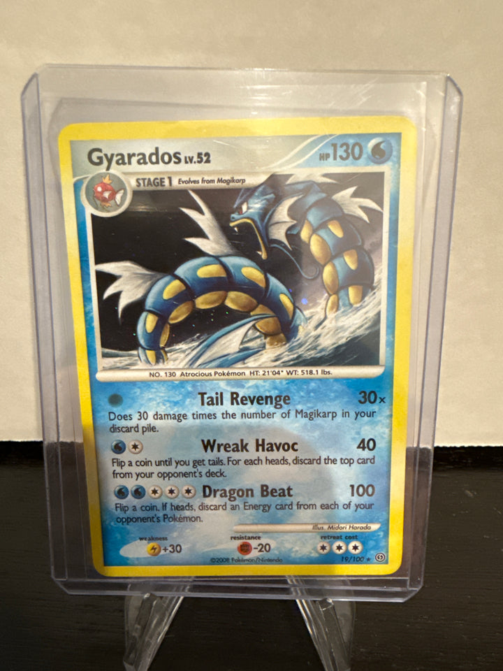 Pokemon TCG 2008 Gyarados Diamond & Pearl Stormfront Holo, 19/100