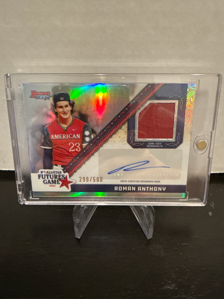 Roman Anthony 2024 Bowman's Best All Star Futures Game Patch Auto, 299/500
