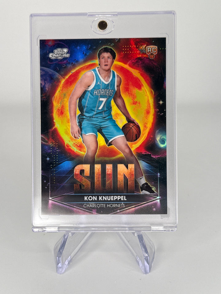 Kon Knueppel 2026 Topps Chrome Cosmic Planetary Pursuit Sun SSP Case Hit Rookie