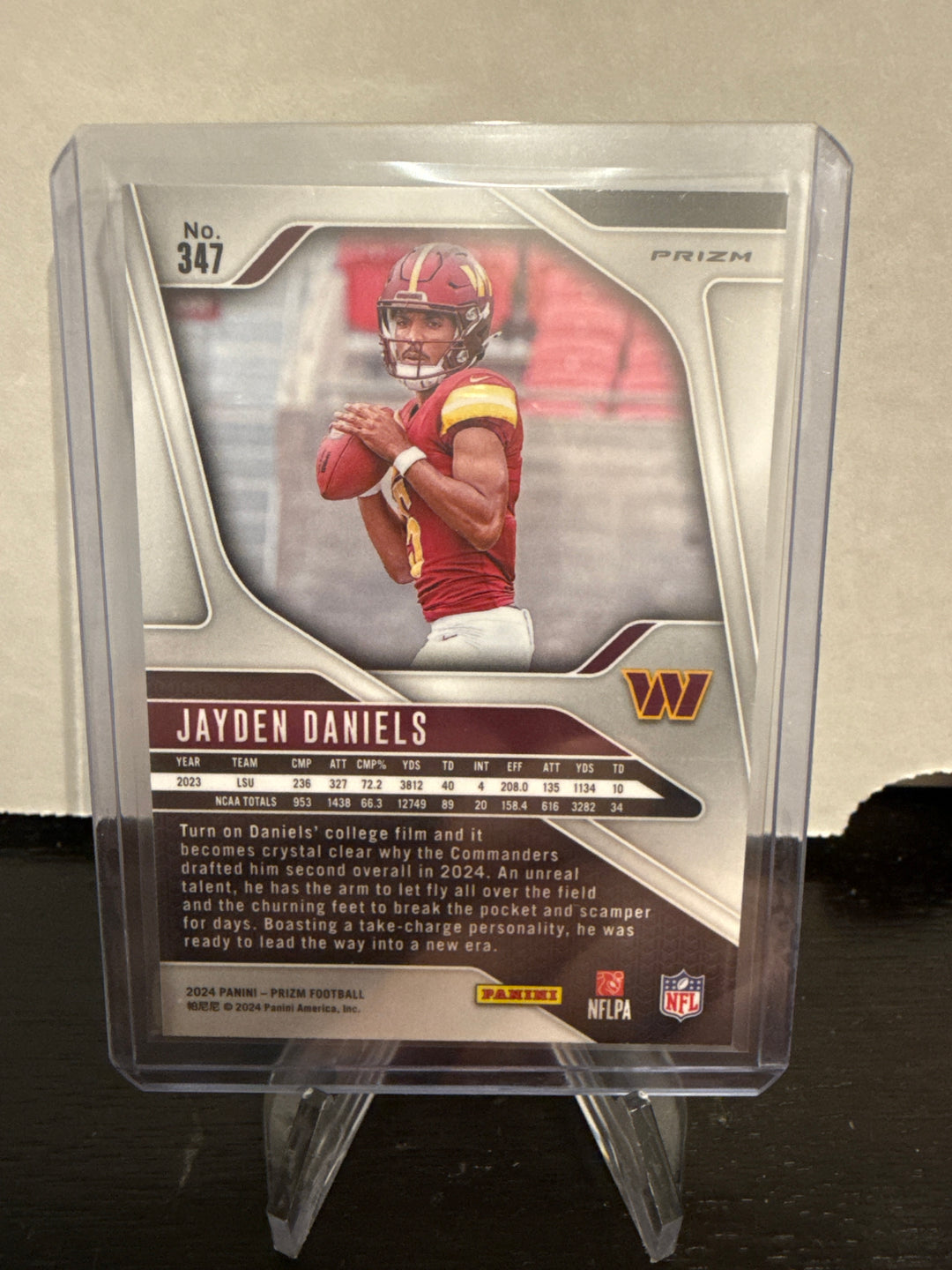 Jayden Daniels 2024 Panini Prizm Green Rookie