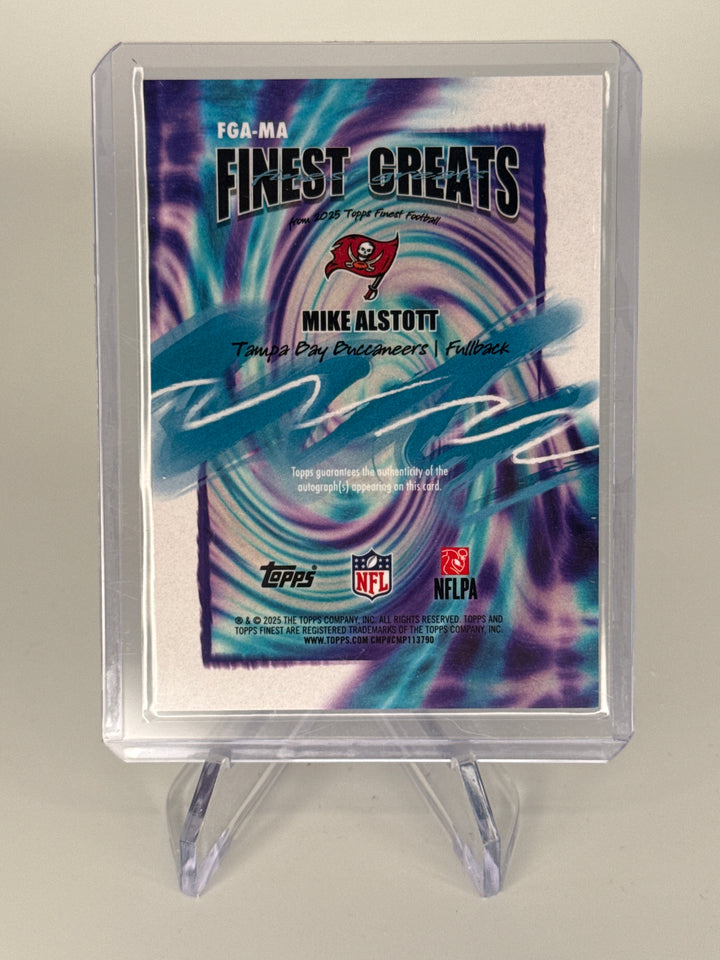 Mike Alstott 2025 Topps Finest Greats Auto
