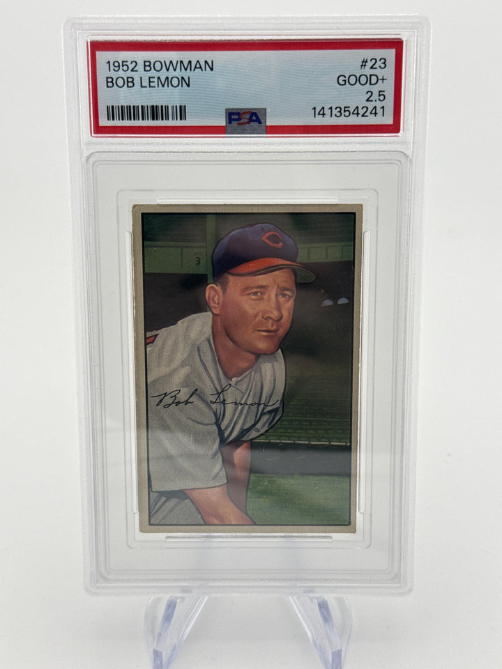 Bob Lemon 1952 Bowman, PSA 2.5