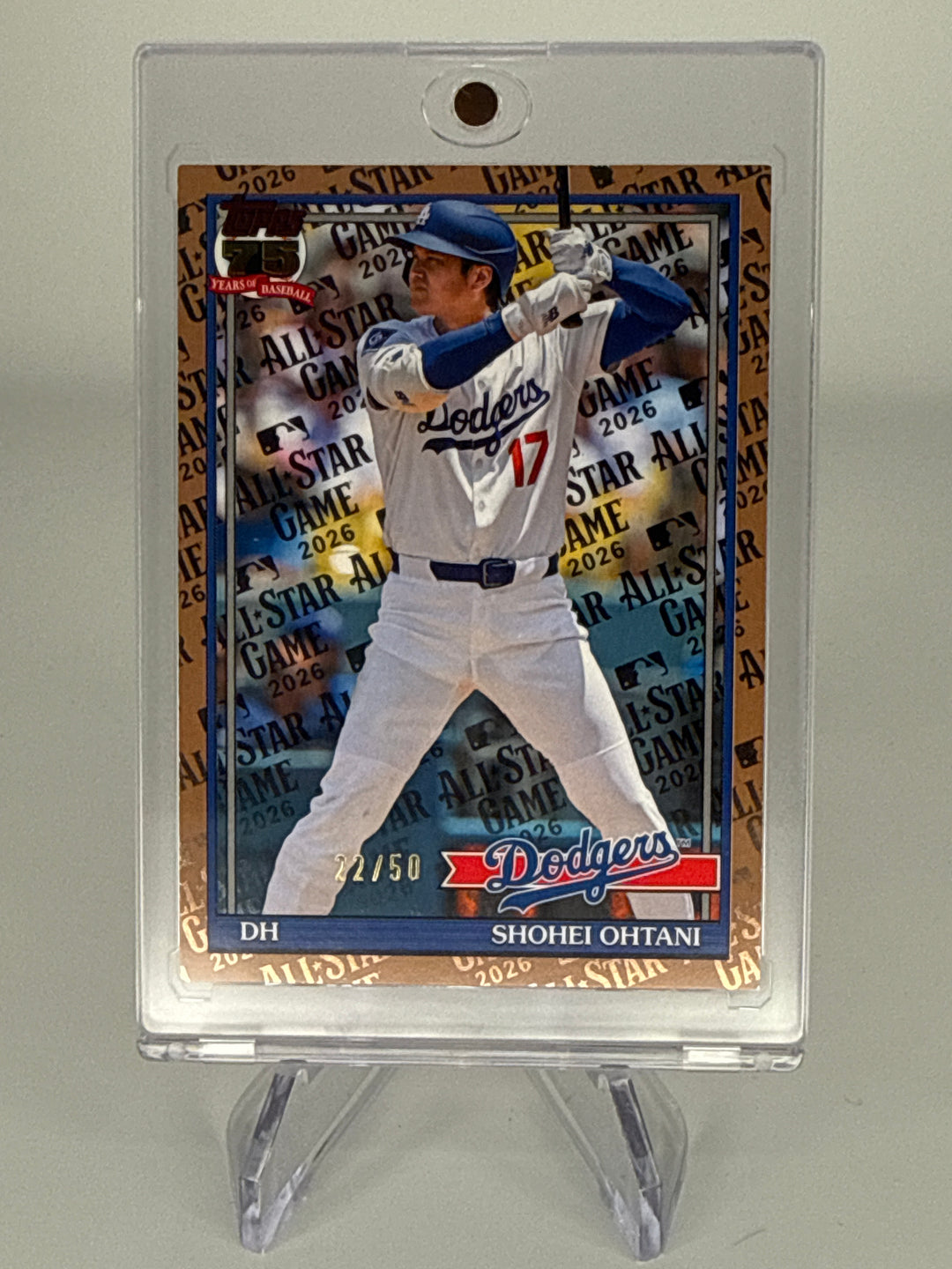 Shohei Ohtani 2026 Topps All-Star Gold, 22/50