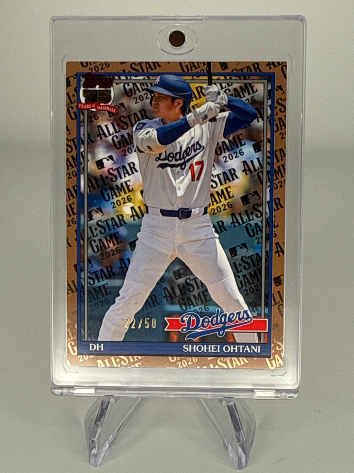 Shohei Ohtani 2026 Topps All-Star Gold, 22/50