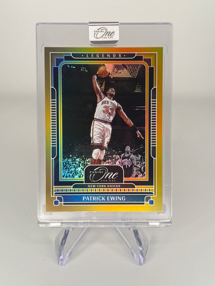 Patrick Ewing 2024 Panini One & One Gold, 05/10