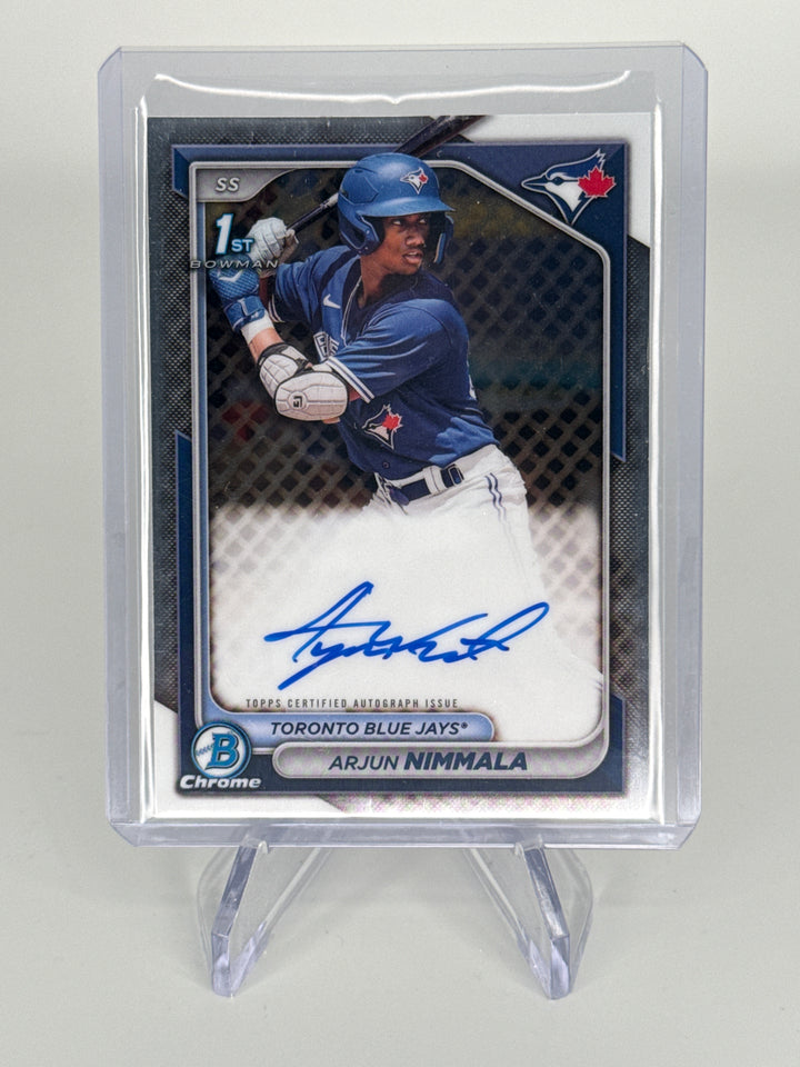 Arjun Nimmala 2024 Bowman Chrome 1st Auto