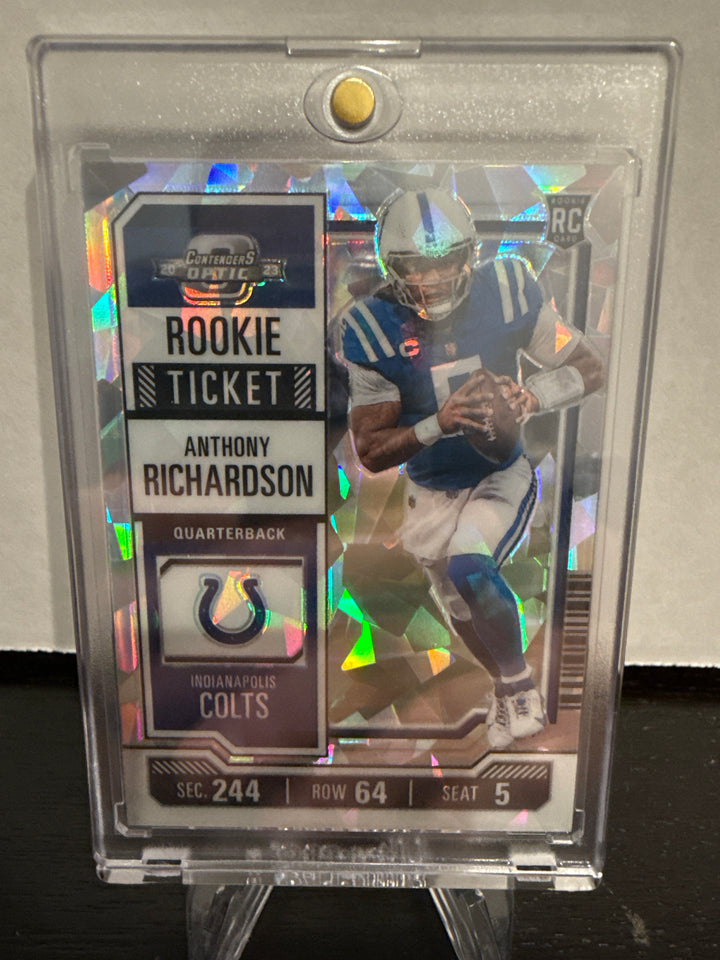 Anthony Richardson 2023 Panini Contenders Optic Cracked Ice Rookie Ticket, 04/22