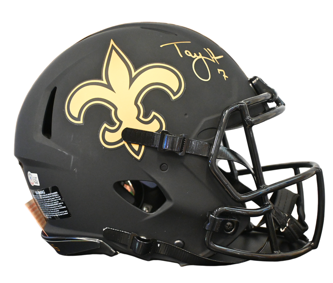 Full-Size Authentic New Orleans Saints Taysom Hill Autographed Helmet